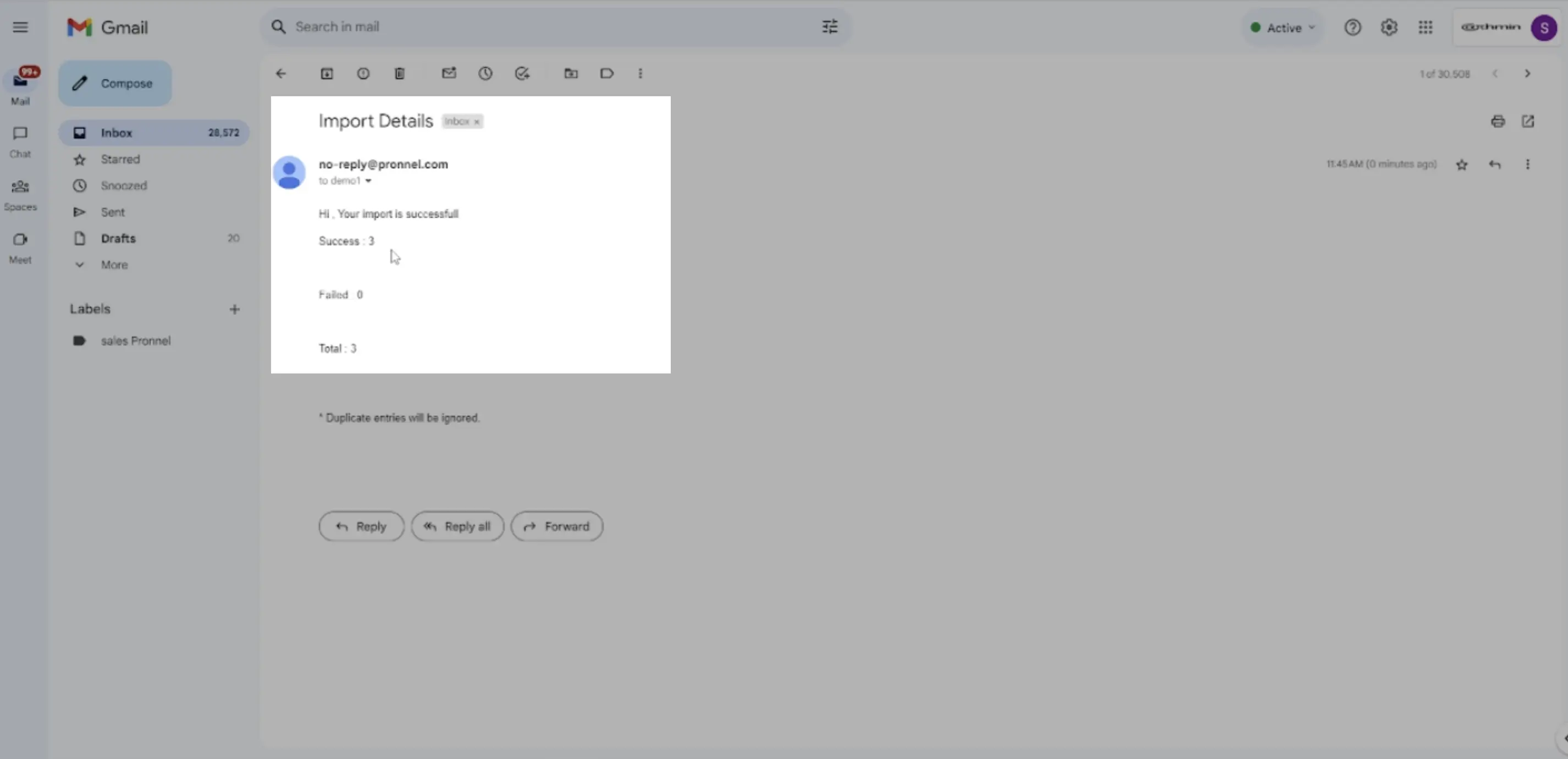 Monitor Import and Review Logs