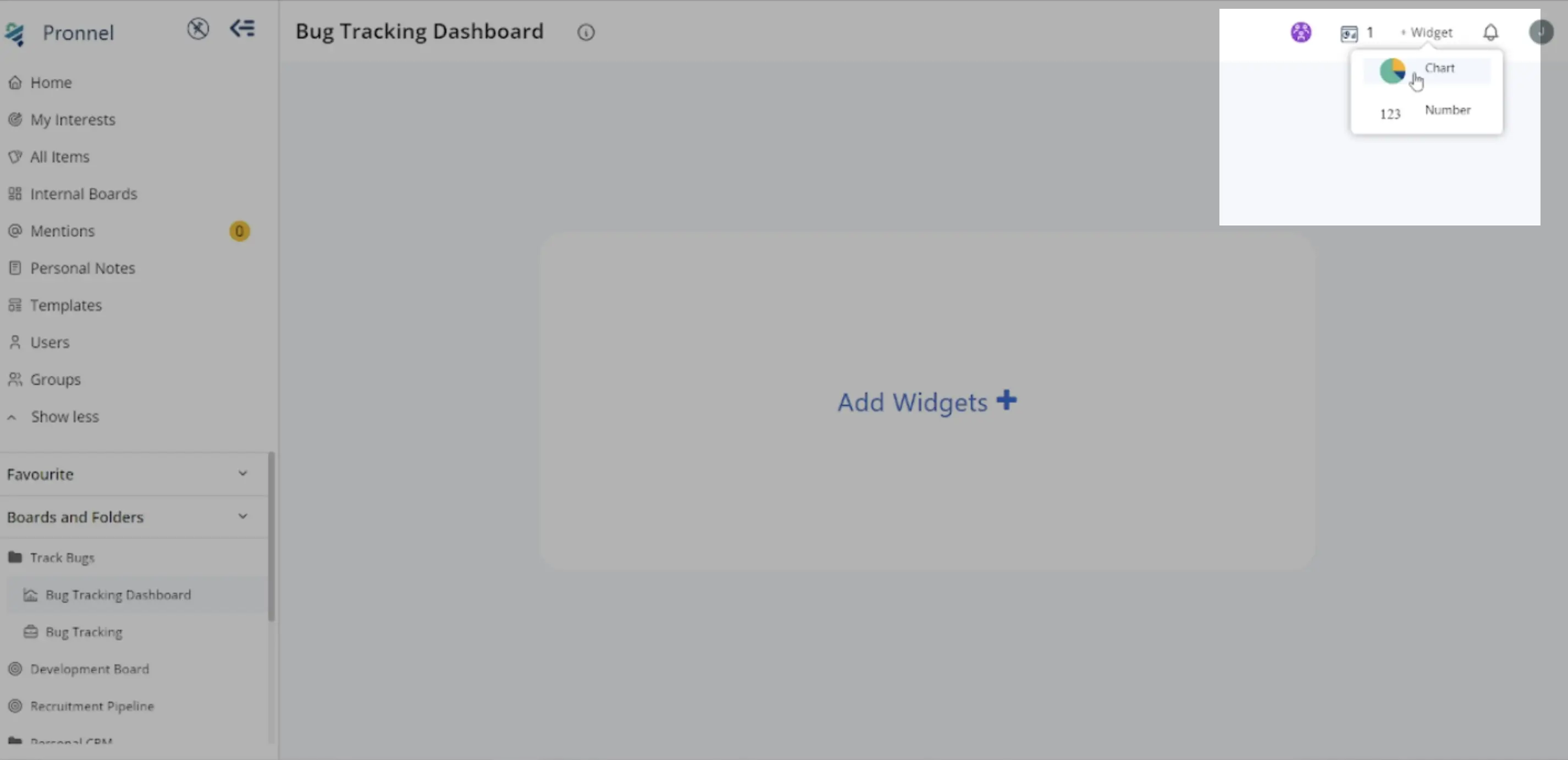Accessing Dashboard Creation