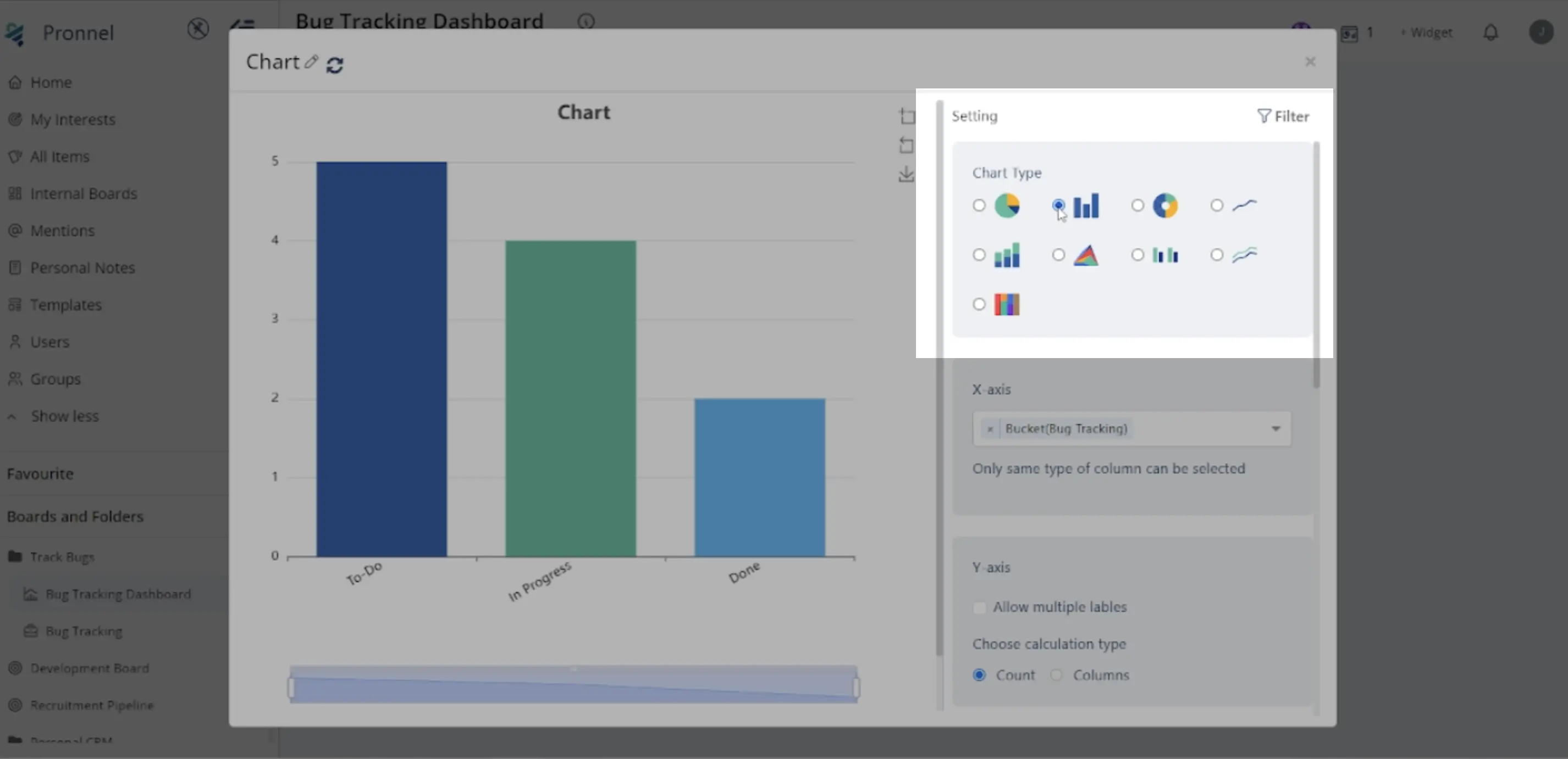 Creating a Bar Chart Widget
