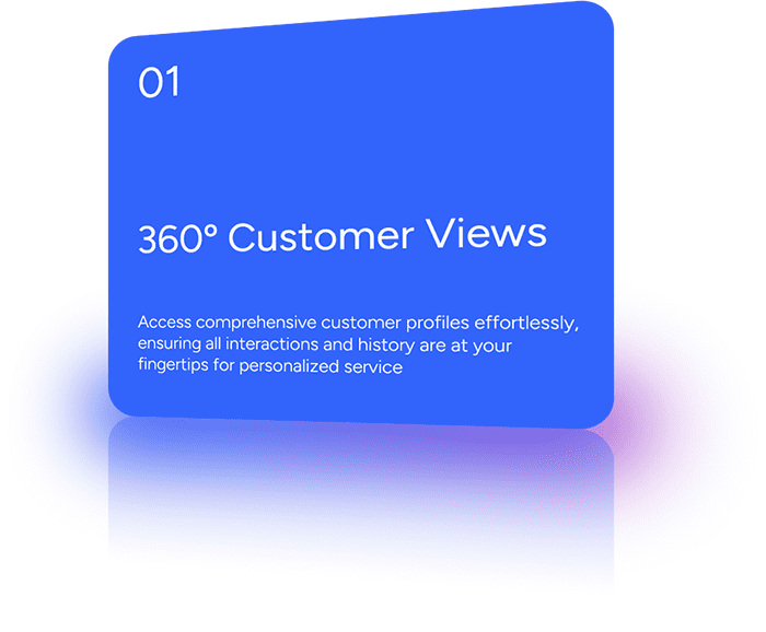 Access comprehensive customer profiles effortlessly, ensuring all interactions and history are at your fingertips for personalized service.