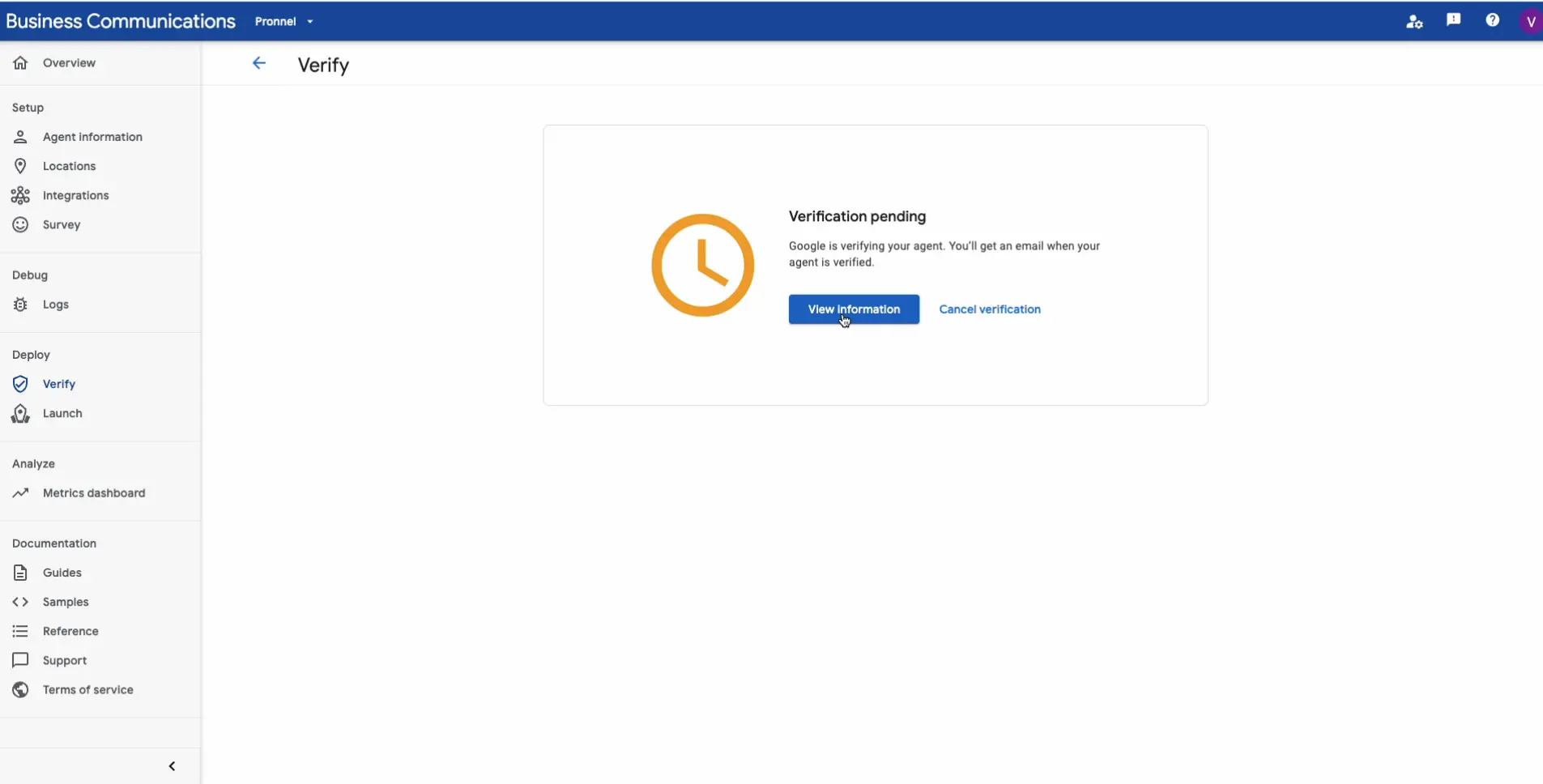 Webhook Configuration in Agent detail page