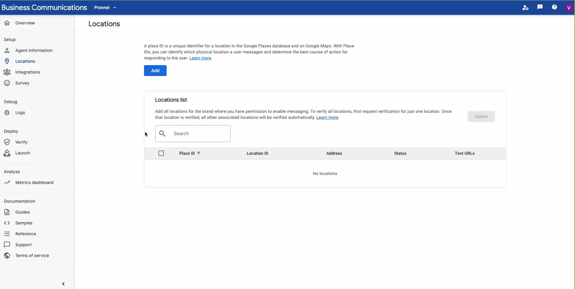 Enter the Webhook URL and Client token details obtained from Pronnel.