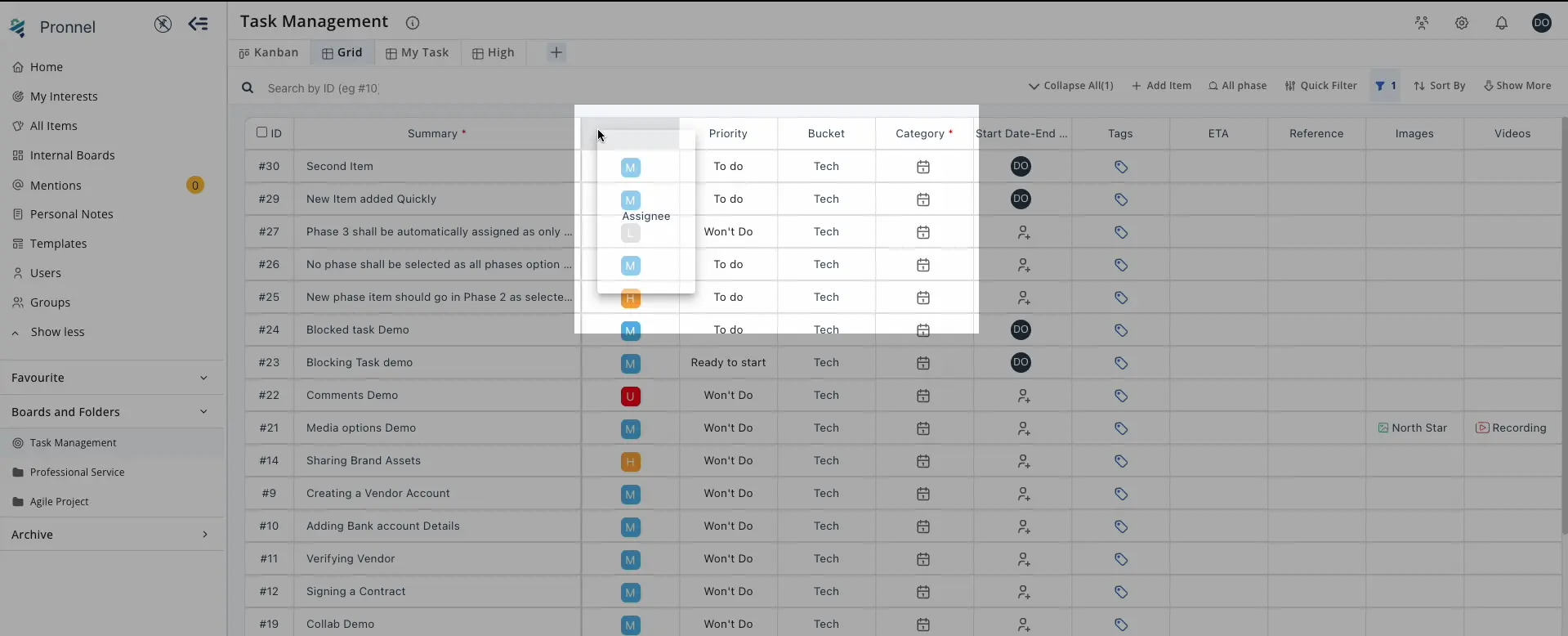 Click on any grid cell, and you can modify its value.