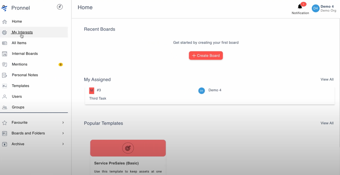 Non members can access the items assigned to them through the 'My Interests' tab.