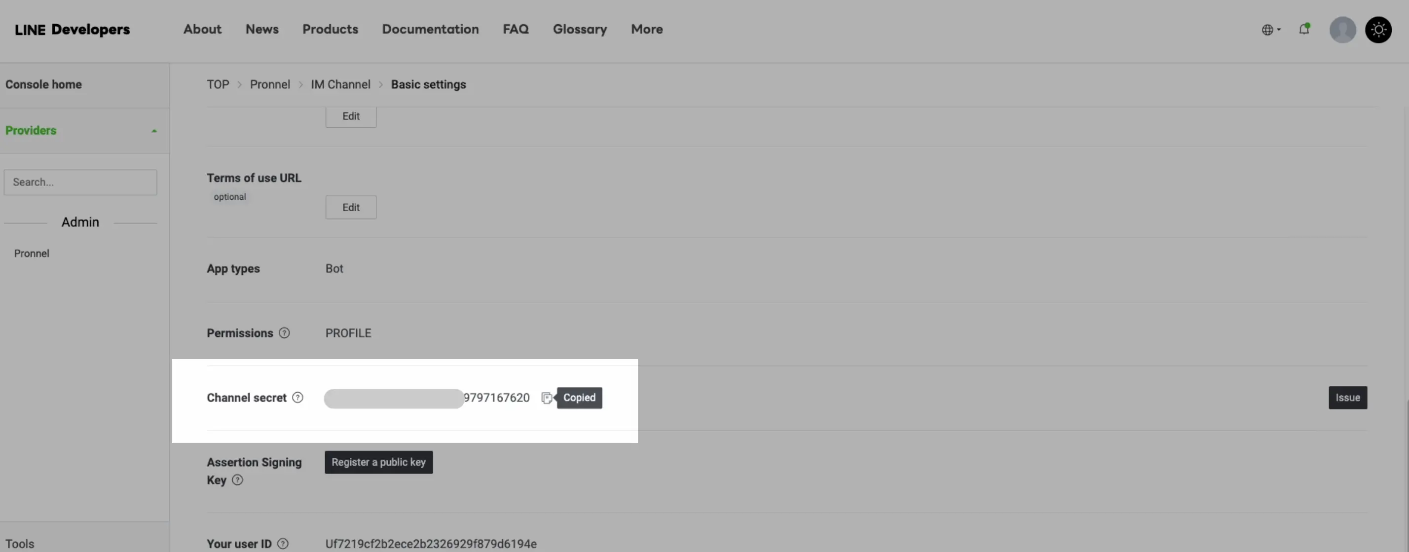 Go to the settings panel of Lead Board on Pronnel