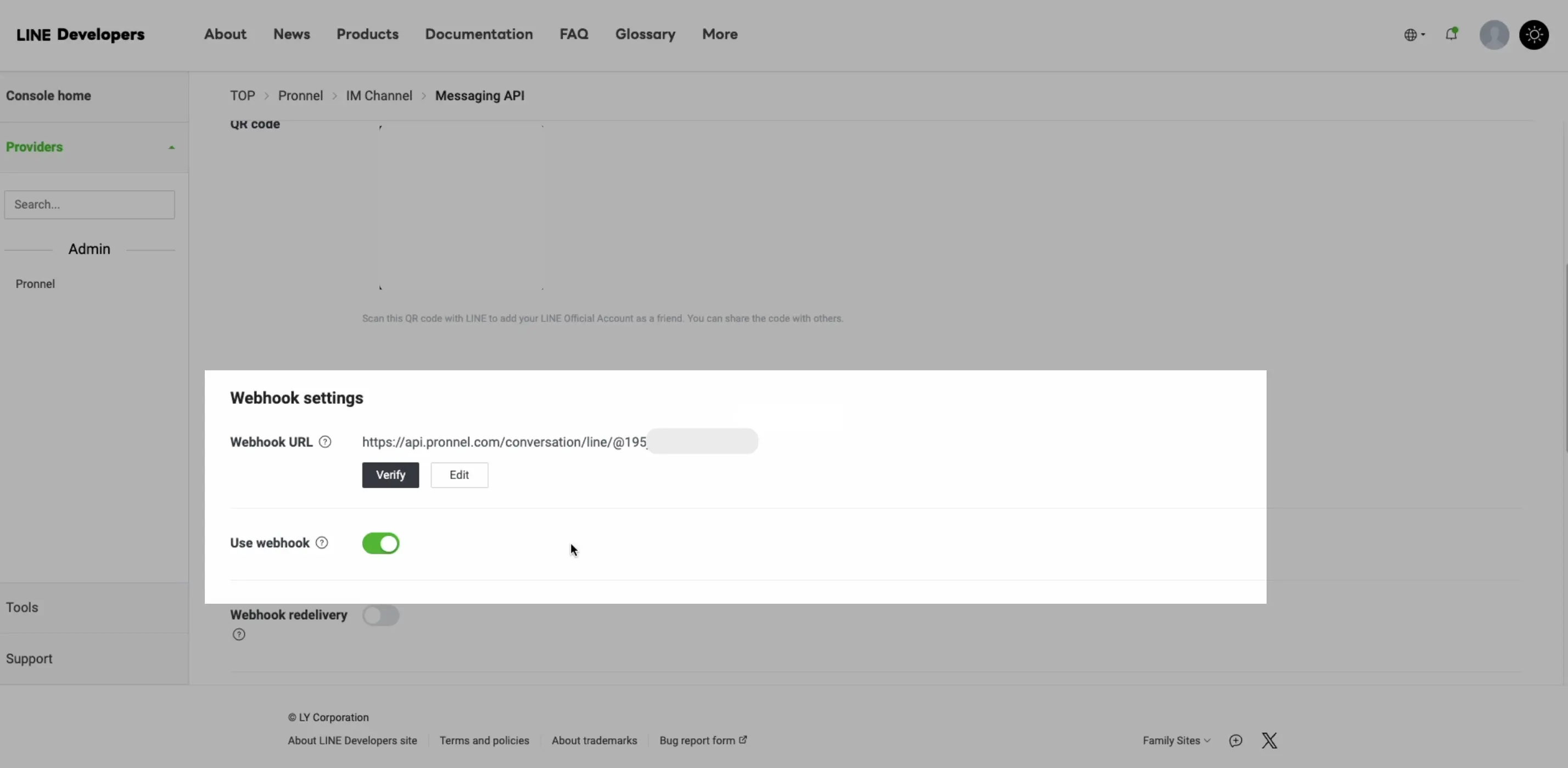 Click on use webhook option