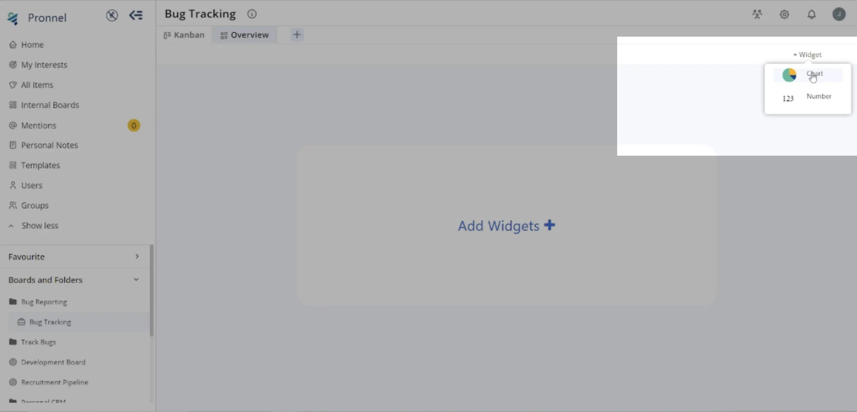 Select Chart Widget