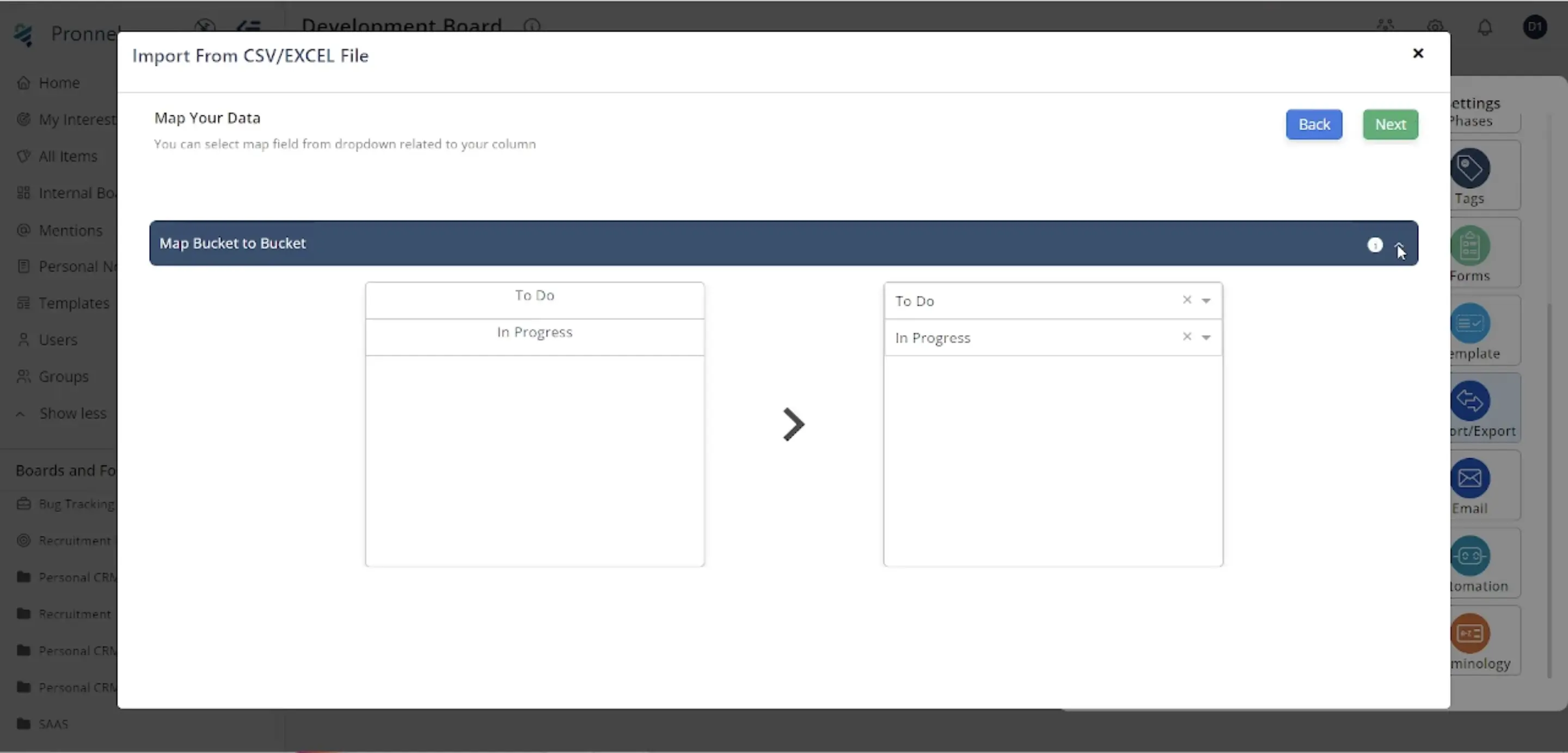Verify mapped data