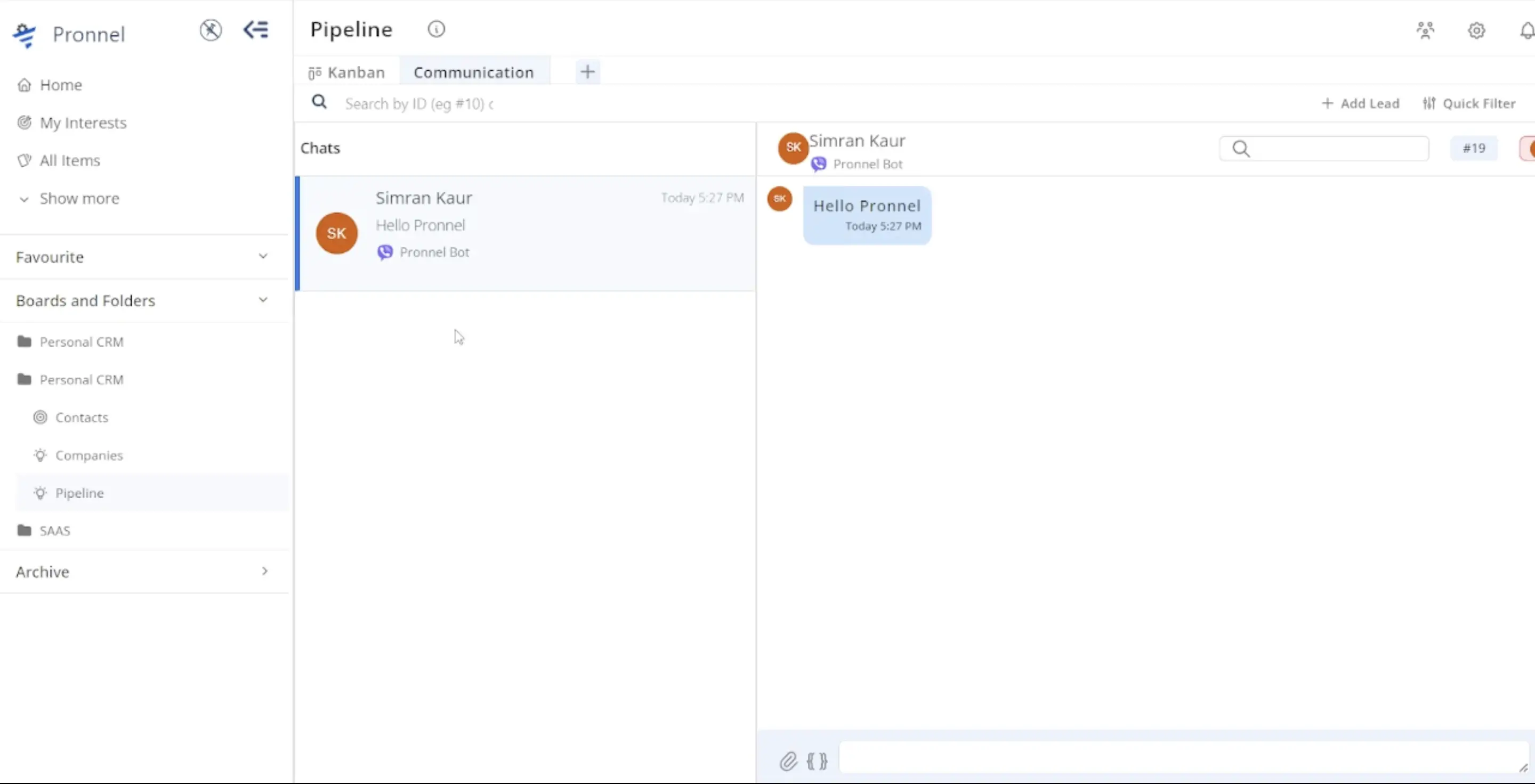 Effortless and seamless communication with client