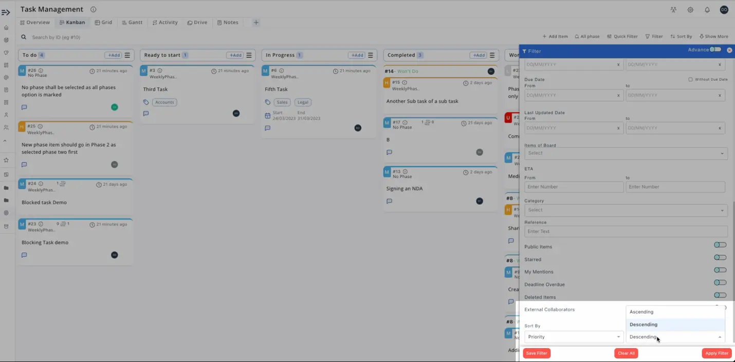  Sorting with filter option allows to save your sorting selections and use them as quick filters later .